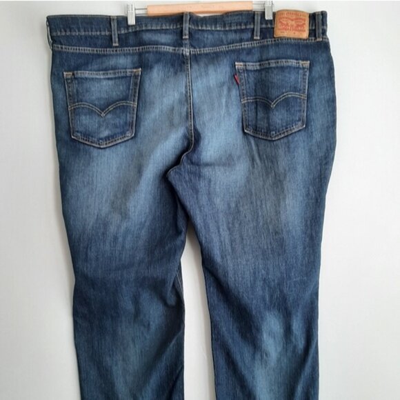 LEVI'S 541 Athletic Taper Fit Big & Tall 18757-0147 Blue Jeans Men's Sz 50 - Picture 7 of 13